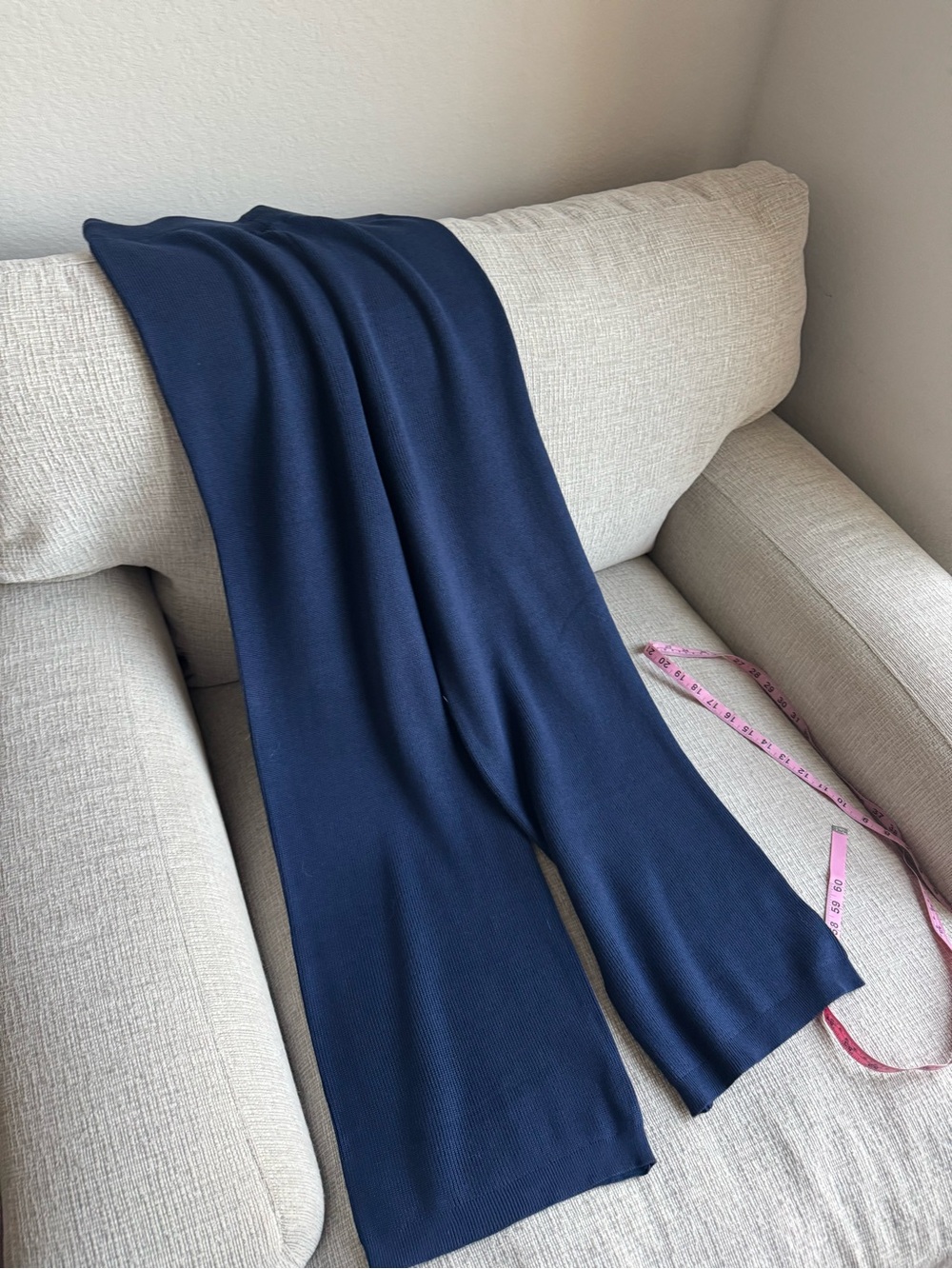 Amazon Women's Navy Blue Hooded Two-Piece Pajama Set - Picture 8 of 8
